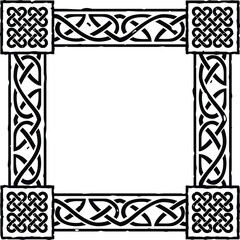 Small Square Celtic Frame - Square Knot