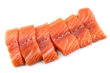 Vibrant Salmon Sashimi Arrangement