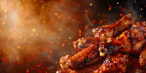 fried spicy wings fast food Generative AI