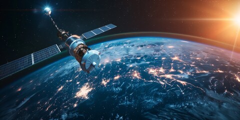 satellite in Earth orbit Generative AI