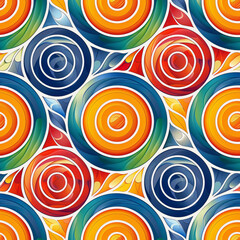 Abstract Seamless Patterns for Creative Backgrounds and Textile Designs