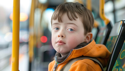 Transportation Independence: Young Adult with Down Syndrome Learns Public Transit Routes for Commuting. Learning Disability.