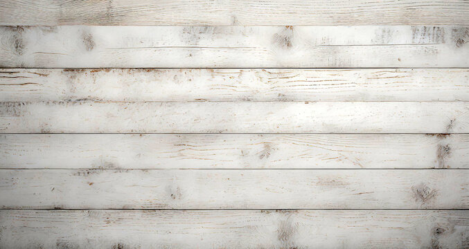 shabby wooden boards painted grey. Old grunge wood plank texture background. Mockup background with plants and leaves in forest with empty space for text. Generative AI.