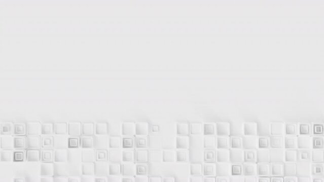 3d background abstract. Satisfying abstract animation.  Motion geometric cubes. 4k seamless looped video.