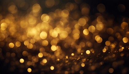 abstract background of soft golden bokeh