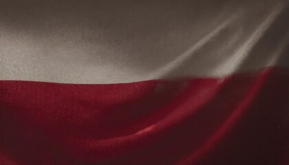 poland flag banner background background in the style of liquid emulsion printing generative ai