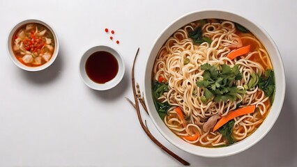 Noodle Euphoria: A Close-Up Journey into Chaines Noodle Soup