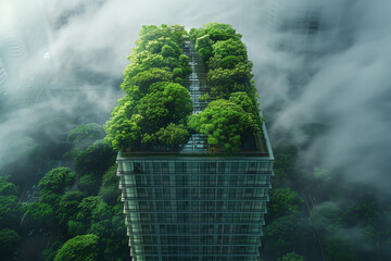 Corporate building reduce CO2
