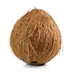 fresh ripe whole coconut fruit - 783417189