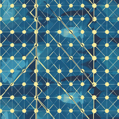 Solar Panel-Inspired Tile Design for Sustainable Architecture and green Energy, seamless pattern