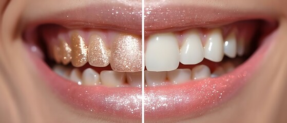 Smile Transformation: Sparkling Teeth Whitening Results. Concept Teeth Whitening, Bright Smiles, Transformative Results, Sparkling Teeth, Confidence Boost
