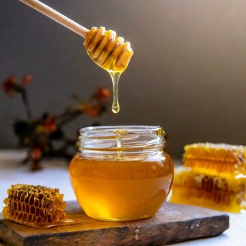 Tarro de miel pura de abeja 