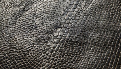 black crocodile leather texture background ready used us backdrop or products design