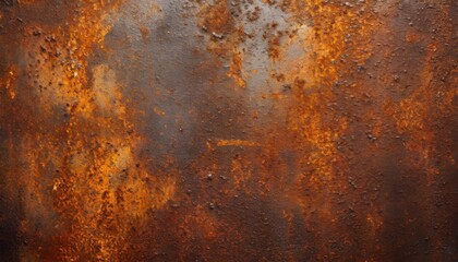 grunge rusty orange brown metal corten steel stone background - obrazy, fototapety, plakaty