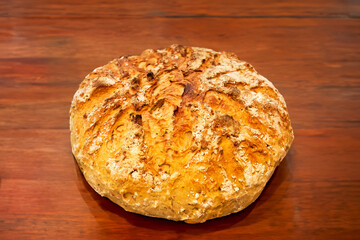 Home-baked bread 
