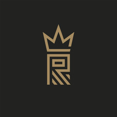 Vector Graphic Design, Letter R Logo, Royal Logo Design