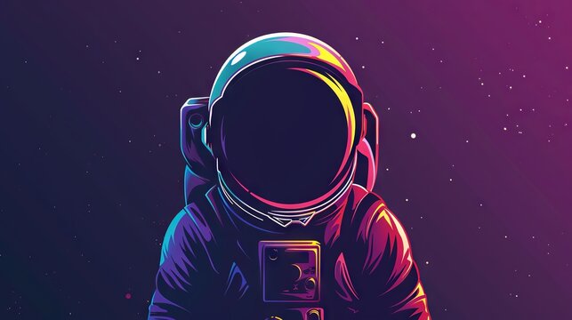 Space concept logo design