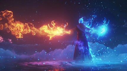 Fototapeta premium Mage scnenery concept design