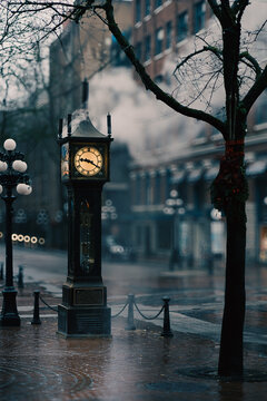 Vancouver Downtown City Clock 