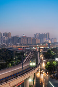 traffic at night