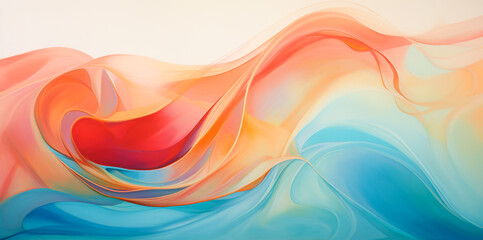 Obraz premium Abstract image of beautiful colored lines