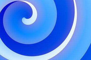 青い抽象的な模様の背景素材　渦巻き　水
