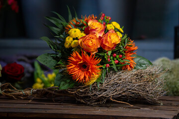 Blumen und Sträuße für Muttertag