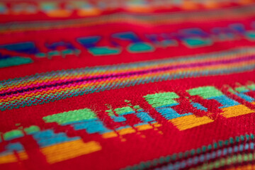 View of Approach to Mexican textile embroidery, Mexican traditions