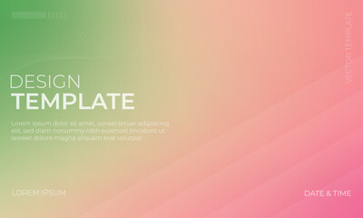Stylish Gradient Background with Green Pink and Brown Tones