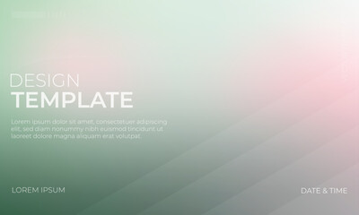 Sleek Green Pink and Gray Gradient Background Composition
