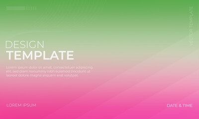 Abstract Green Pink and Magenta Gradient Background Illustration