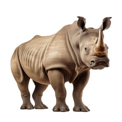 Obraz premium Rhino isolated on transparent background