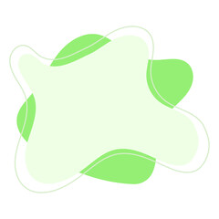 Fototapeta premium Blob Text Shape