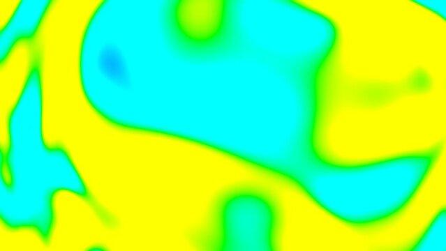 Trippy, vivid colorful gradient transition, seamless loop background animation - 3D render