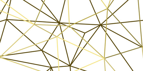 abstract elegant geometric background with gold lines triangles