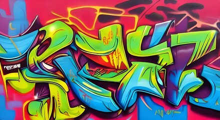 Naklejka premium Graffiti Art Design 192