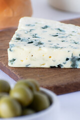 Savory Delights: Exquisite Roquefort Cheese Close-up