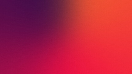 Red Orange Purple, Gradient Grainy Noise Grungy Texture Color Background