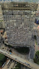 A skyscraper with many mirrored floors in São Paulo is the Italia Building. This iconic...
