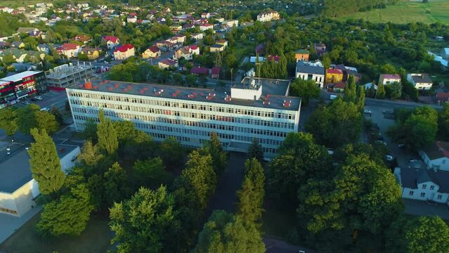 County Office Biala Podlaska Starowstwo Aerial View Poland