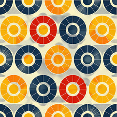 Geometric Harmony Seamless Pattern Series for Contemporary Spaces