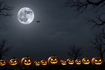 Fototapeta premium halloween night background