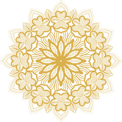Fototapeta na wymiar Luxury mandala background with golden arabesque pattern Arabic Islamic east style