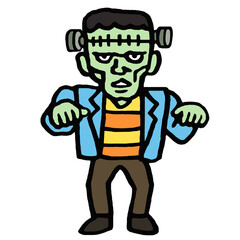 フランケンシュタイン　イラスト