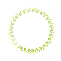 Hand drawn floral frames with flowers. Wreath. Elegant logo template. Vector illustration for labels, branding business identity, wedding invitation