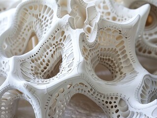 Innovative 3D printing technology works like magic, effortlessly creating complex models for advanced applications. - obrazy, fototapety, plakaty