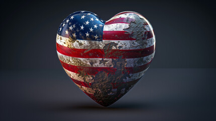 USA heart