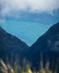 view of Pico Ruivo & Nuns valley, Madeira, Portugal