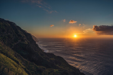 Sunset from Miradouro do Ponta da Ladeira, Madeira