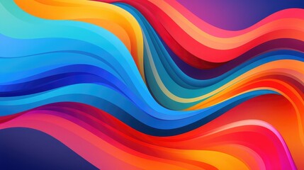 abstract background consisting of colorful line, vector illustration